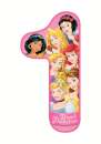Disney Princess Number 1 Edible Icing Image
